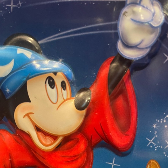 Disneyland Fantasia Mickey Mouse Metal Chocolate Tin Disneyworld - Picture 2 of 11